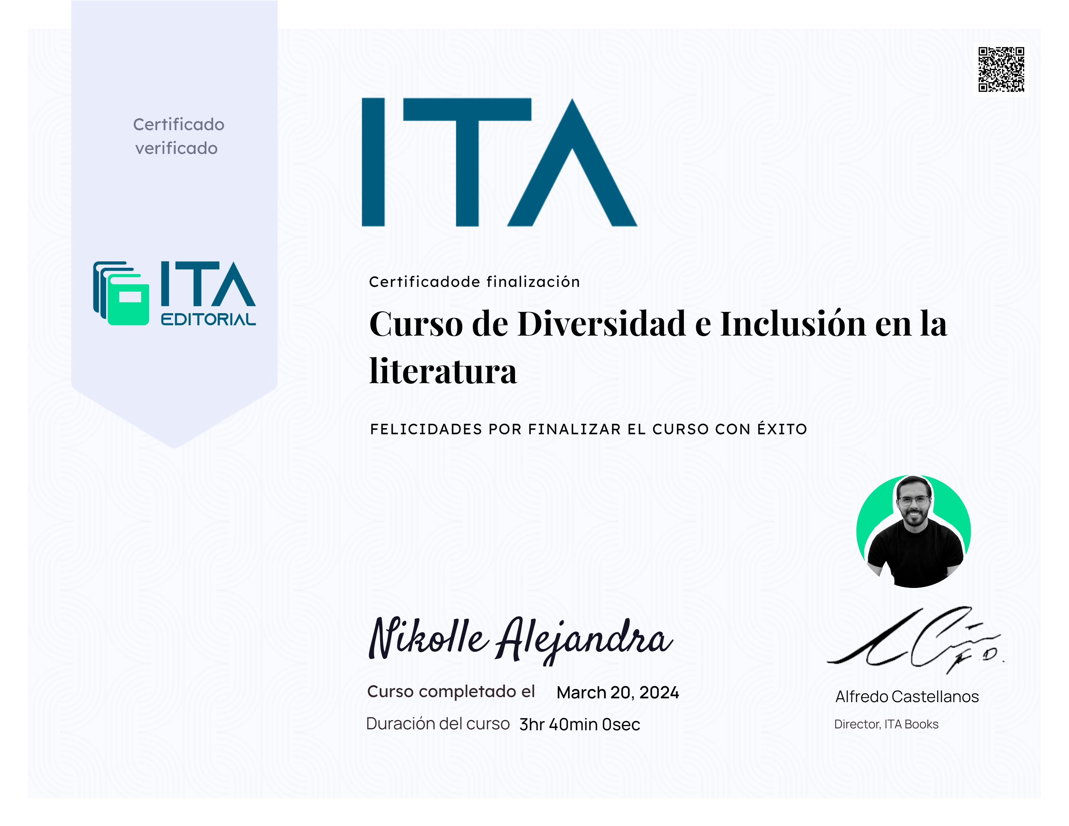 Curso de Diversidad e Inclusión en la literatura